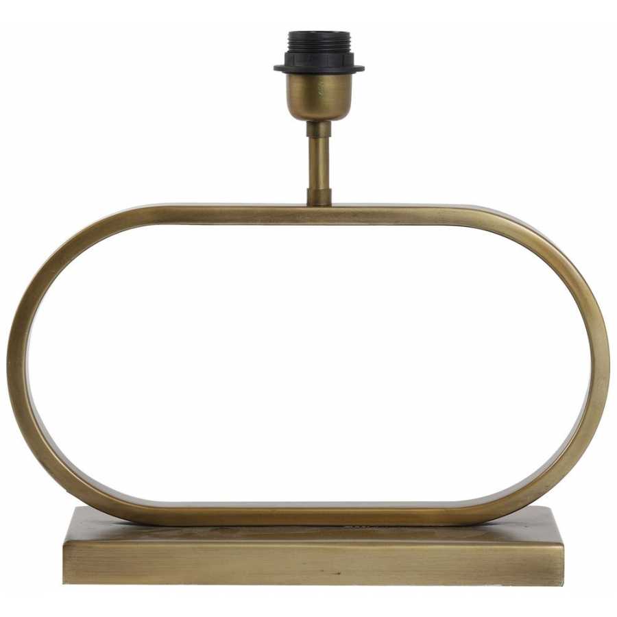 Light and Living Jamiro Table Lamp Base - Bronze - Small