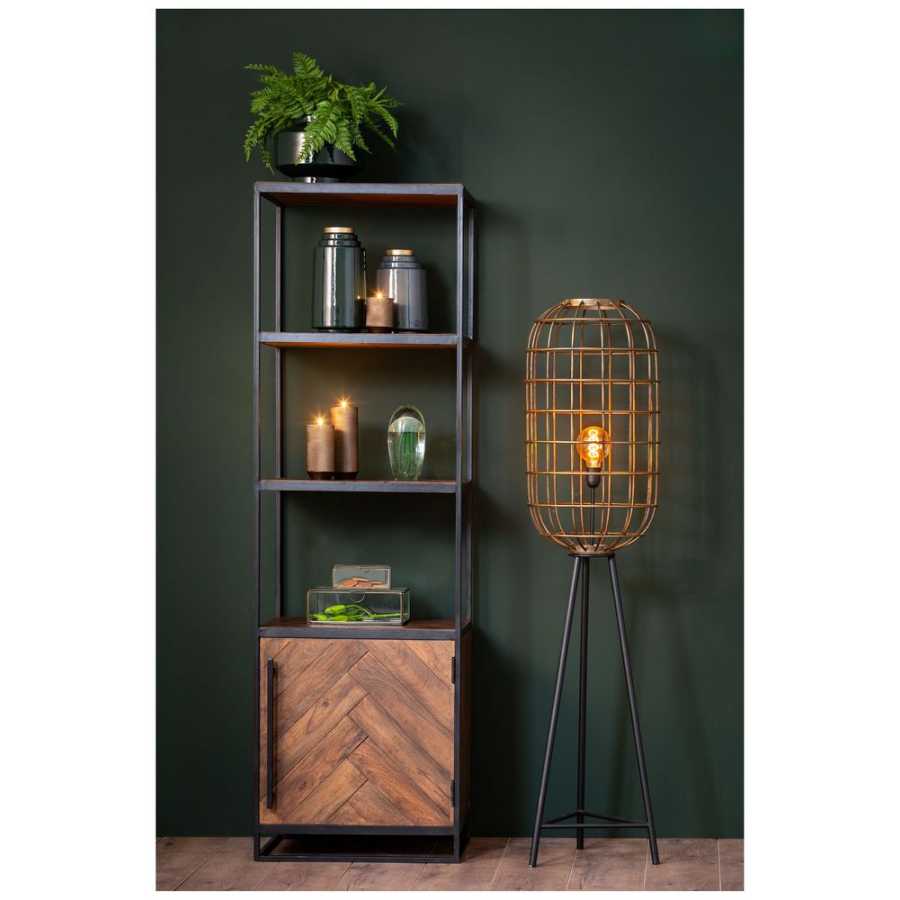 Light and Living Toah Floor Lamp - Bronze - Small