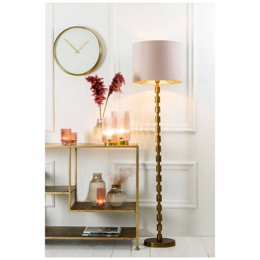 Light and Living Malinda Floor Lamp Base - Bronze