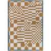 Louis De Poortere Craft Chess Rug - 9338 Honey