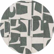 Louis De Poortere Craft Papercut Round Rug - 9361 Sea Spray