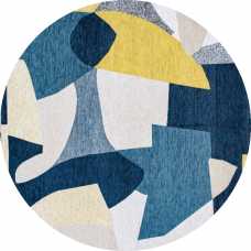 Louis De Poortere Gallery Shapes Round Rug - 9369 Duck Song