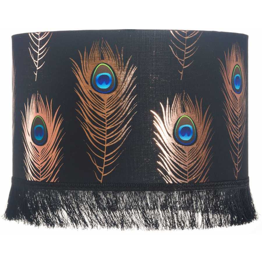 MINDTHEGAP Peacock Feathers Lampshade - Small