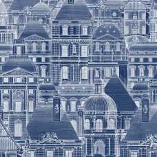 MINDTHEGAP Louvre Blue Wallpaper