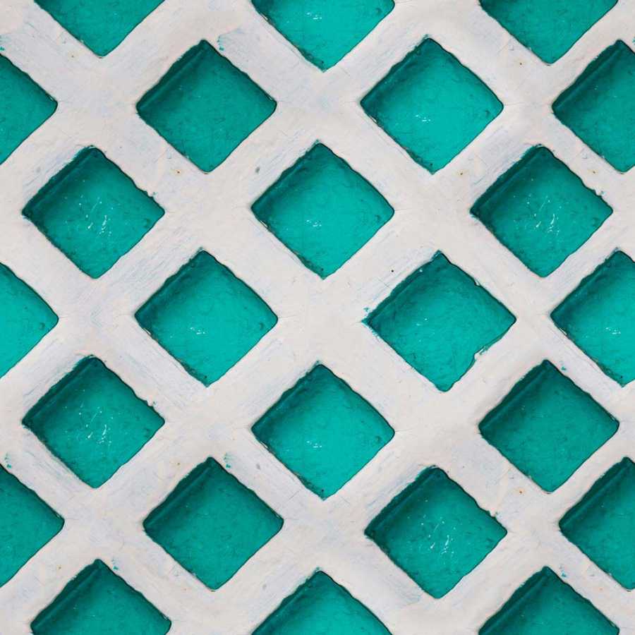 MIND THE GAP Turquoise Patch Wallpaper