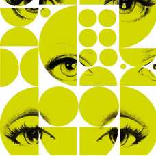 MINDTHEGAP Eyes & Circles Lime Wallpaper