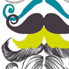 MINDTHEGAP Different Moustaches Wallpaper