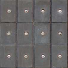 MINDTHEGAP Industrial Metal Cabinets Wallpaper
