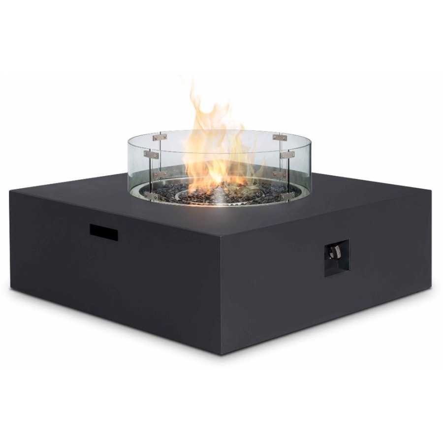 Maze Cosy Square Fire Pit - Charcoal