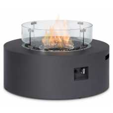 Maze Cosy Round Fire Pit - Charcoal