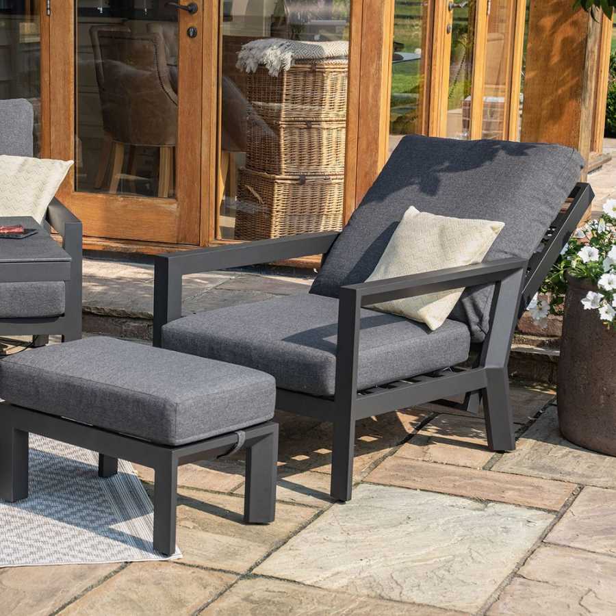 Maze Manhattan Sofa Set With Fire Pit Table