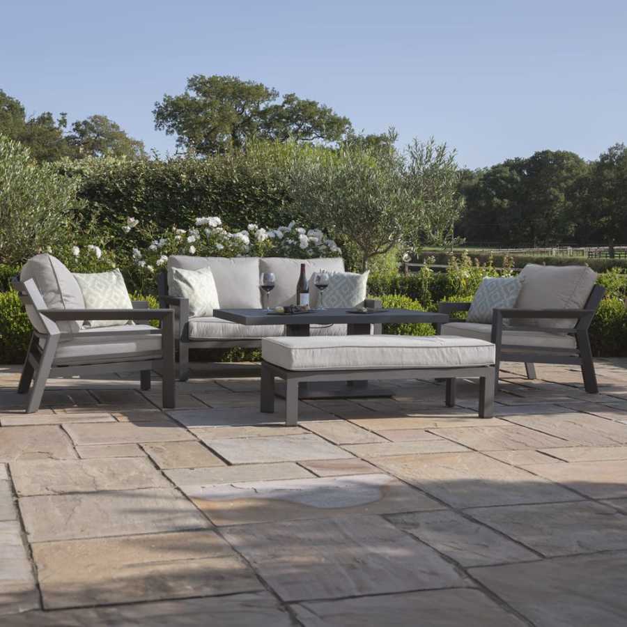 Maze New York Outdoor Sofa Set With Rising Table - Dove Grey