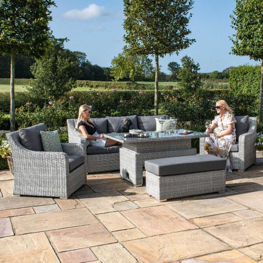 Maze Ascot Outdoor Sofa Set With Rising Table
