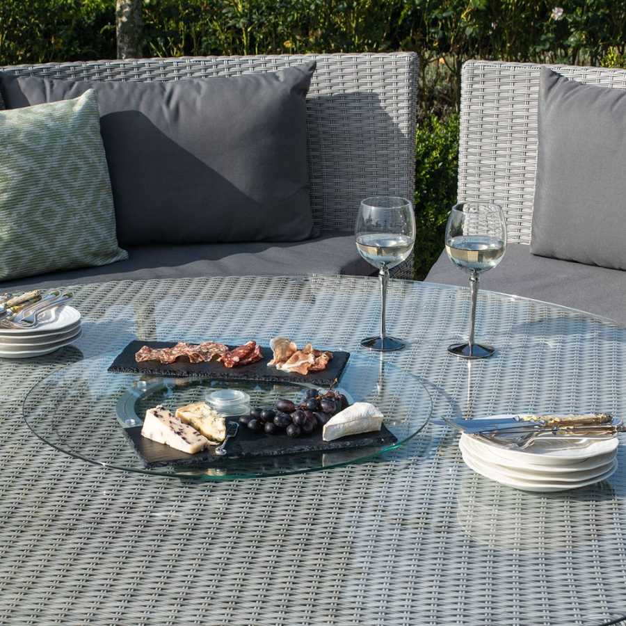 Maze Ascot Round 8 Seater Outdoor Dining Set