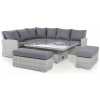 Maze Ascot 10 Seater Outdoor Corner Sofa Set With Rising Table