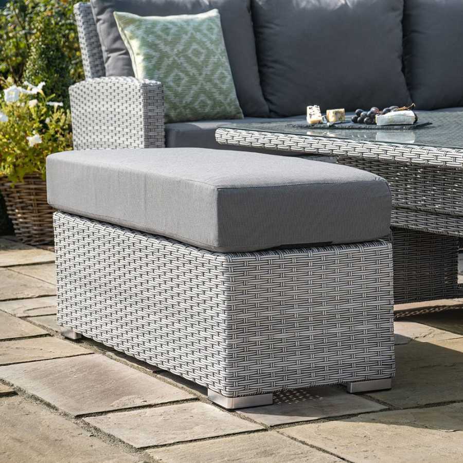 Maze Ascot 10 Seater Outdoor Corner Sofa Set With Rising Table