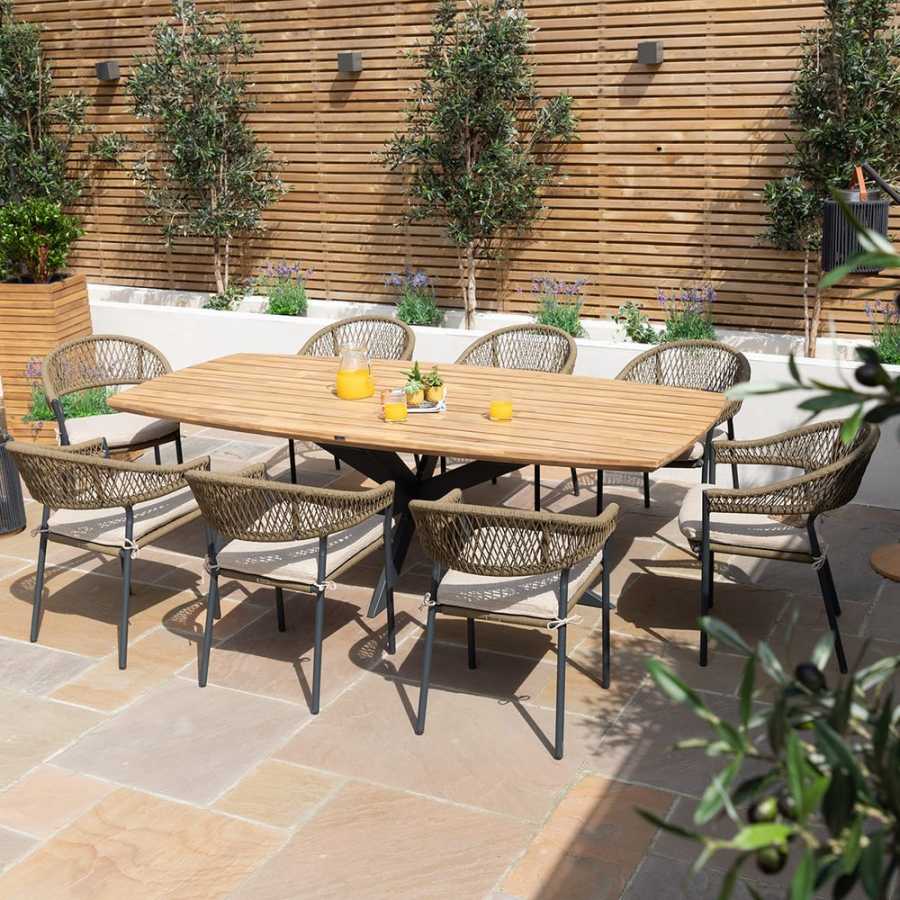Maze Bali Oval 8 Seater Outdoor Dining Set