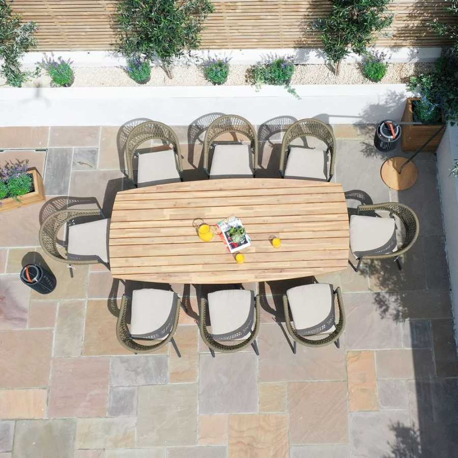 Maze Bali Oval 8 Seater Outdoor Dining Set