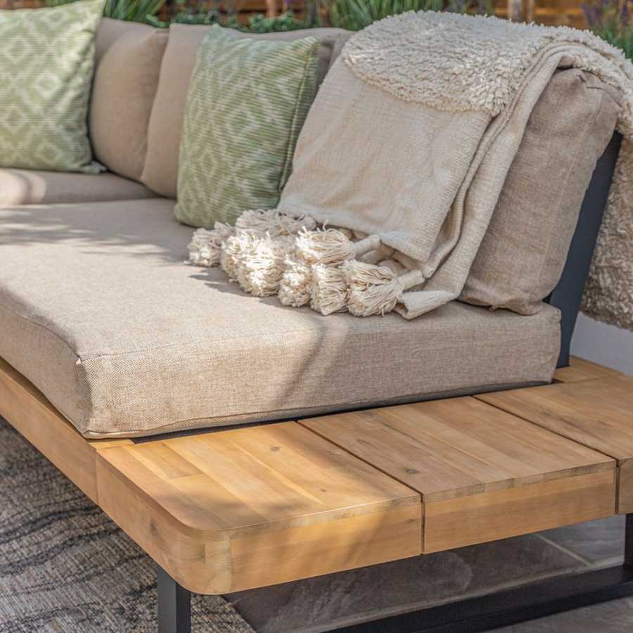 Maze Bali Wood Outdoor Corner Sofa Set