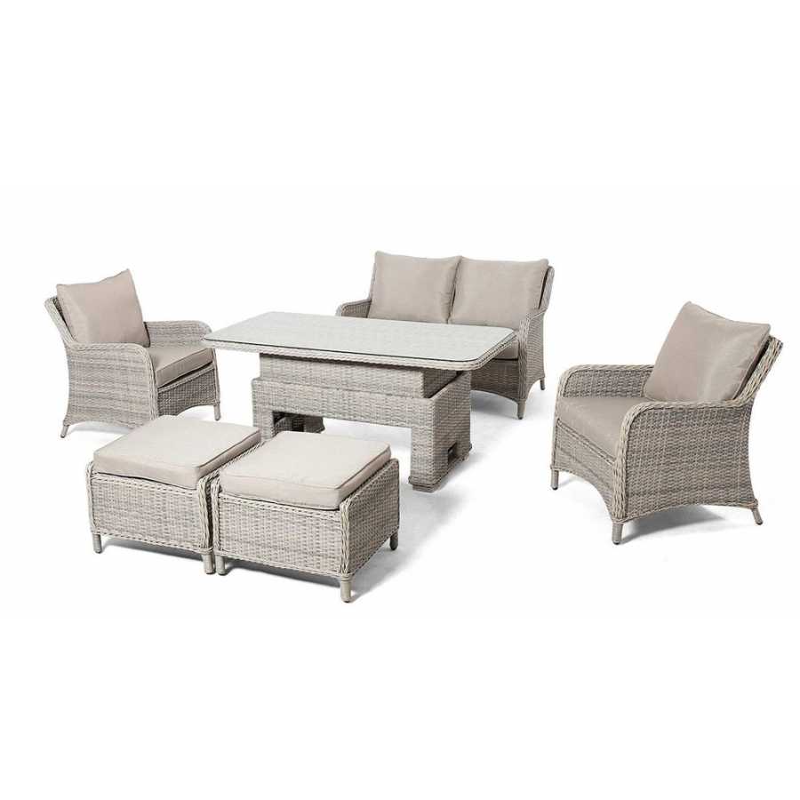 Maze Cotswold 6 Seater Outdoor Sofa Set With Rising Table