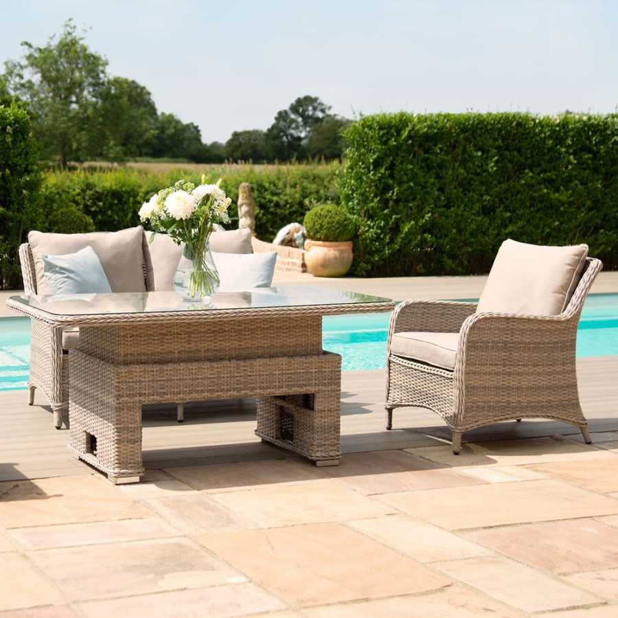 Maze Cotswold 6 Seater Outdoor Sofa Set With Rising Table