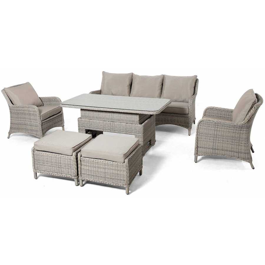 Maze Cotswold 5 Seater Outdoor Sofa Set With Rising Table