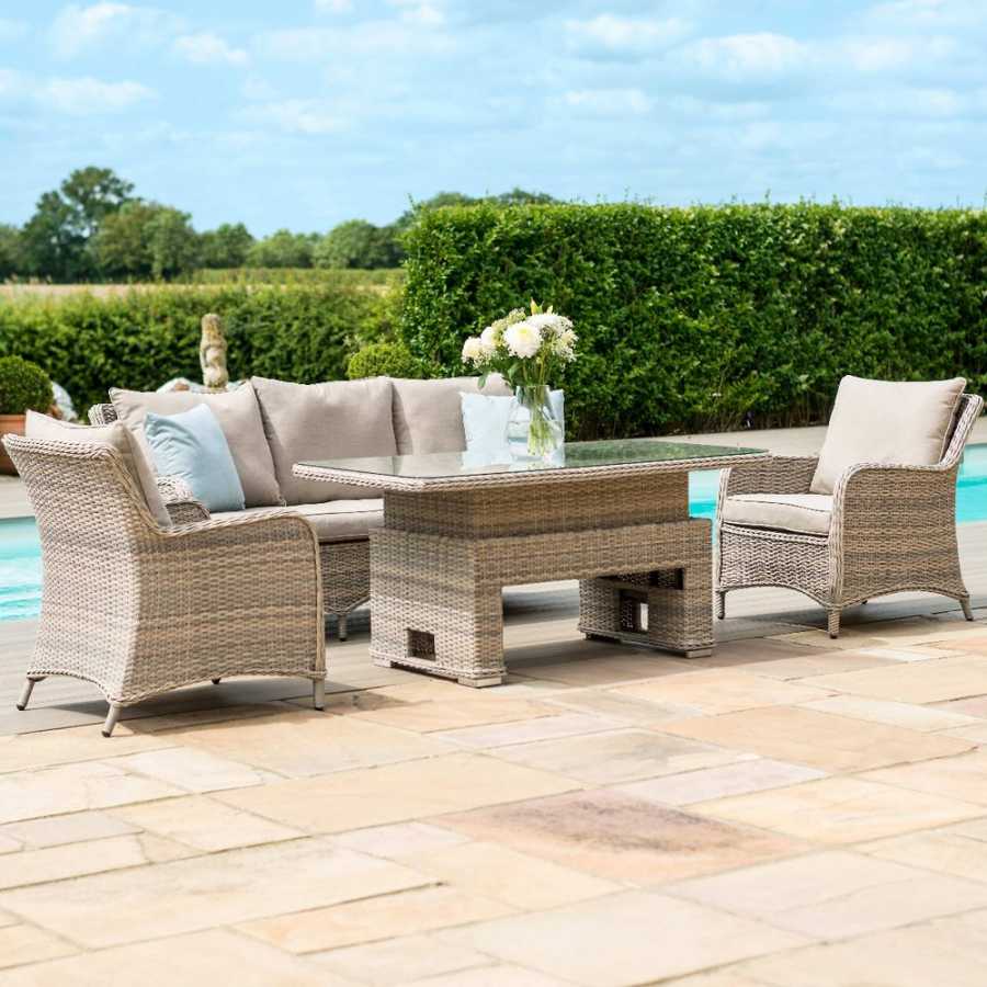 Maze Cotswold 5 Seater Outdoor Sofa Set With Rising Table