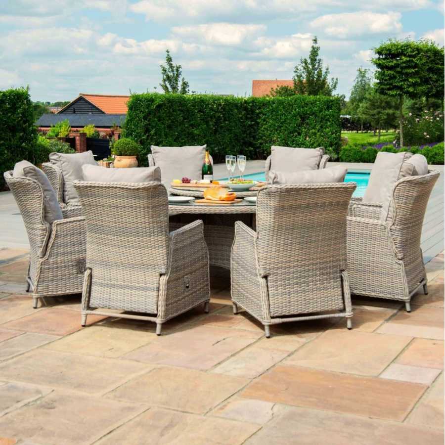 Maze Cotswold 8 Seater Outdoor Dining Set With Lazy Susan