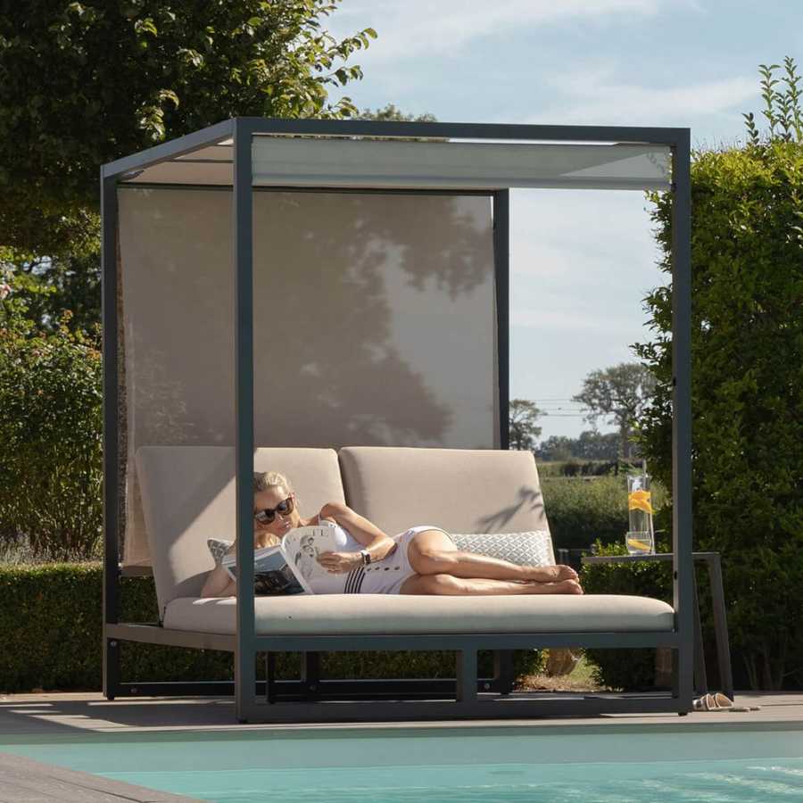 Maze Allure Outdoor Daybed - Oatmeal