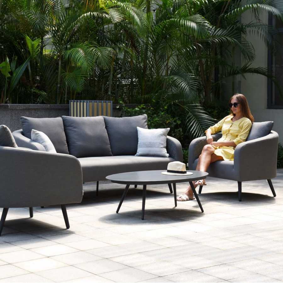 Maze Ambition 5 Seater Outdoor Sofa Set - Flanelle