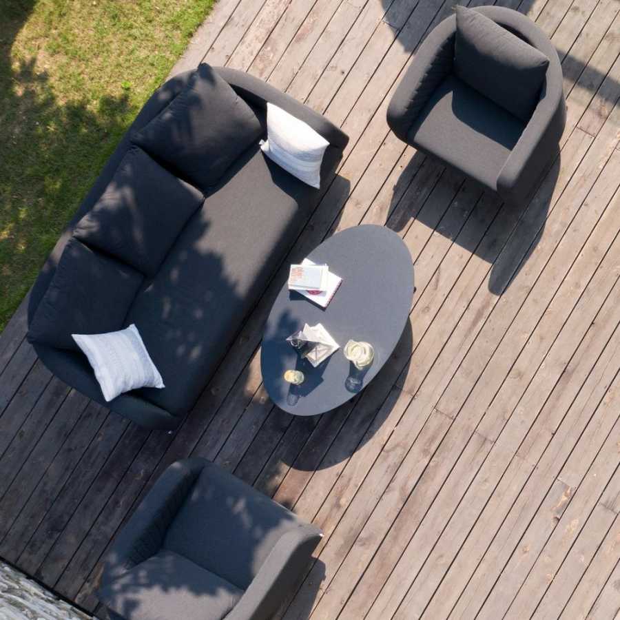 Maze Ambition 5 Seater Outdoor Sofa Set - Charcoal