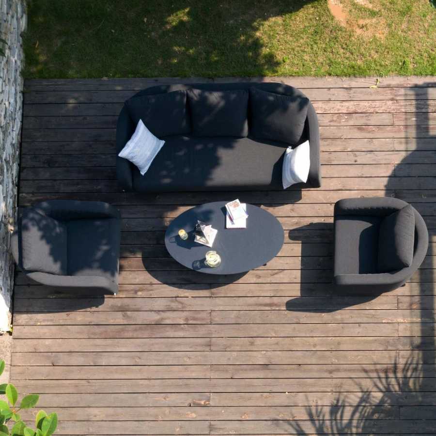 Maze Ambition 5 Seater Outdoor Sofa Set - Charcoal