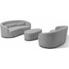 Maze Ambition Outdoor Sofa Set & Daybed - Flanelle