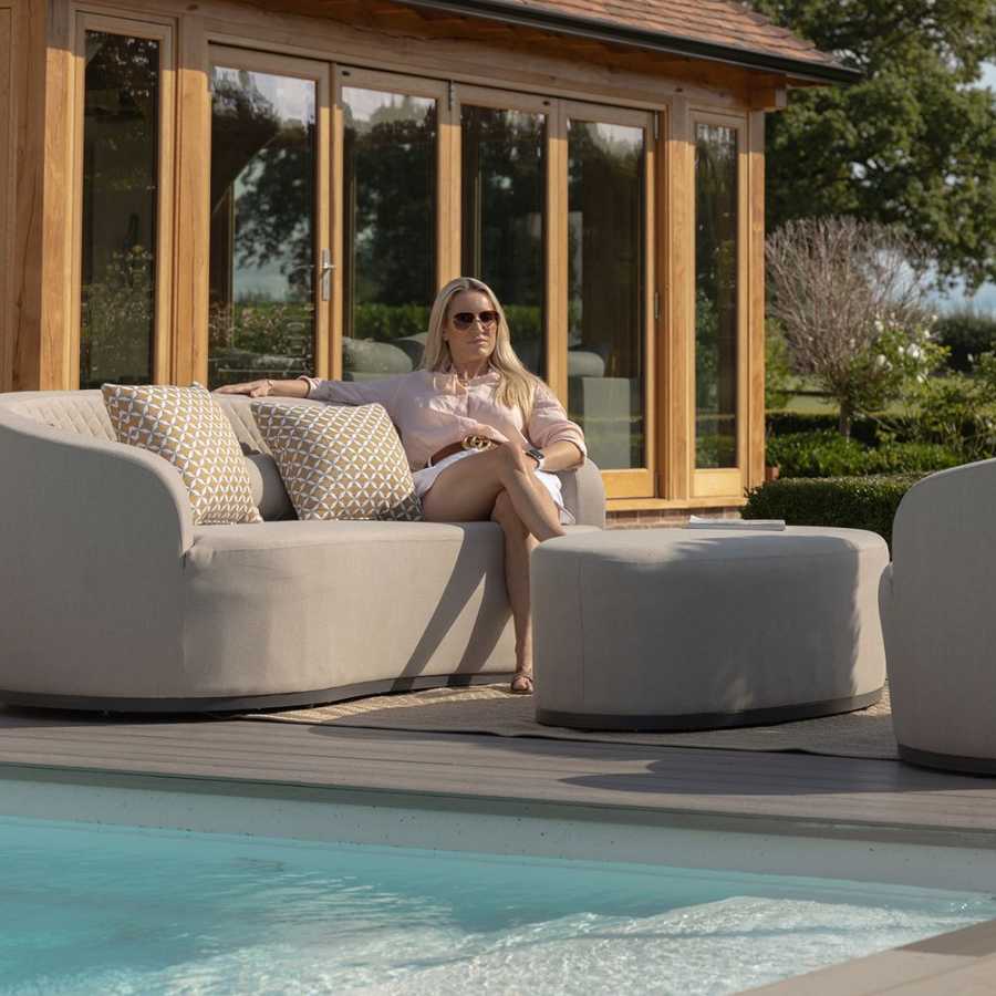 Maze Ambition Outdoor Sofa Set & Daybed - Oatmeal
