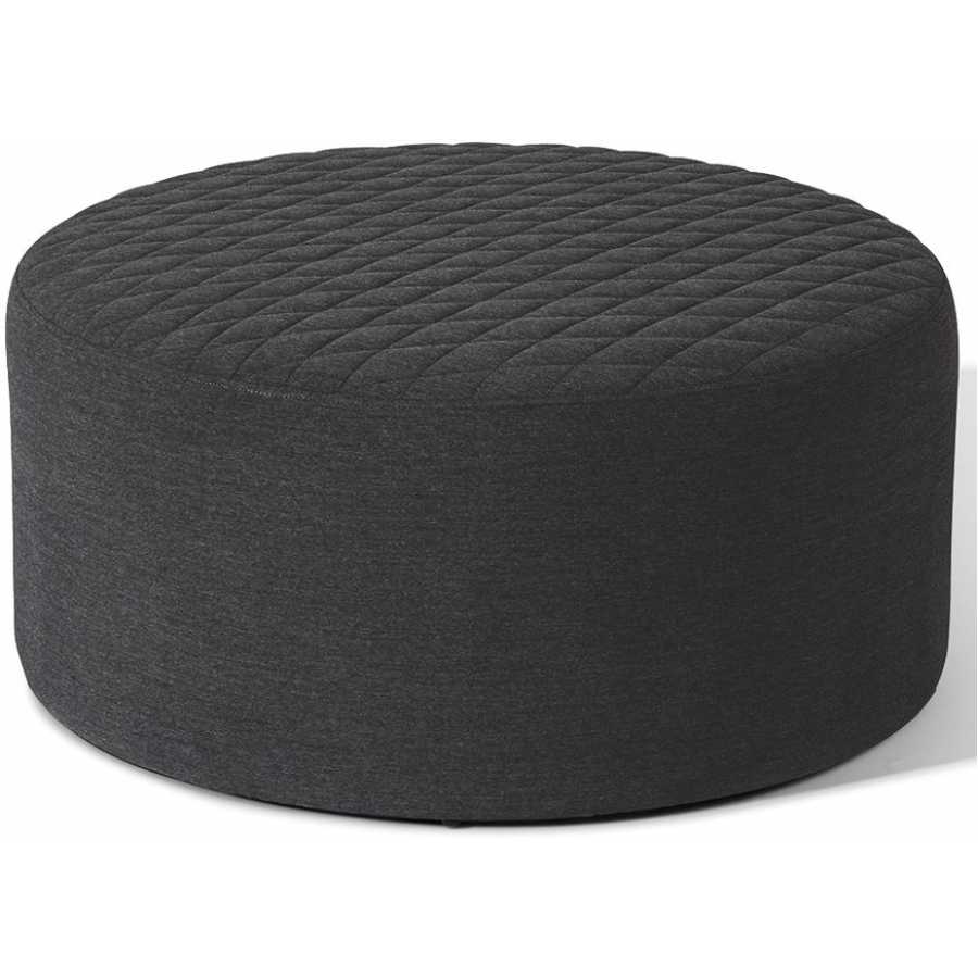 Maze Ambition Outdoor Footstool - Charcoal