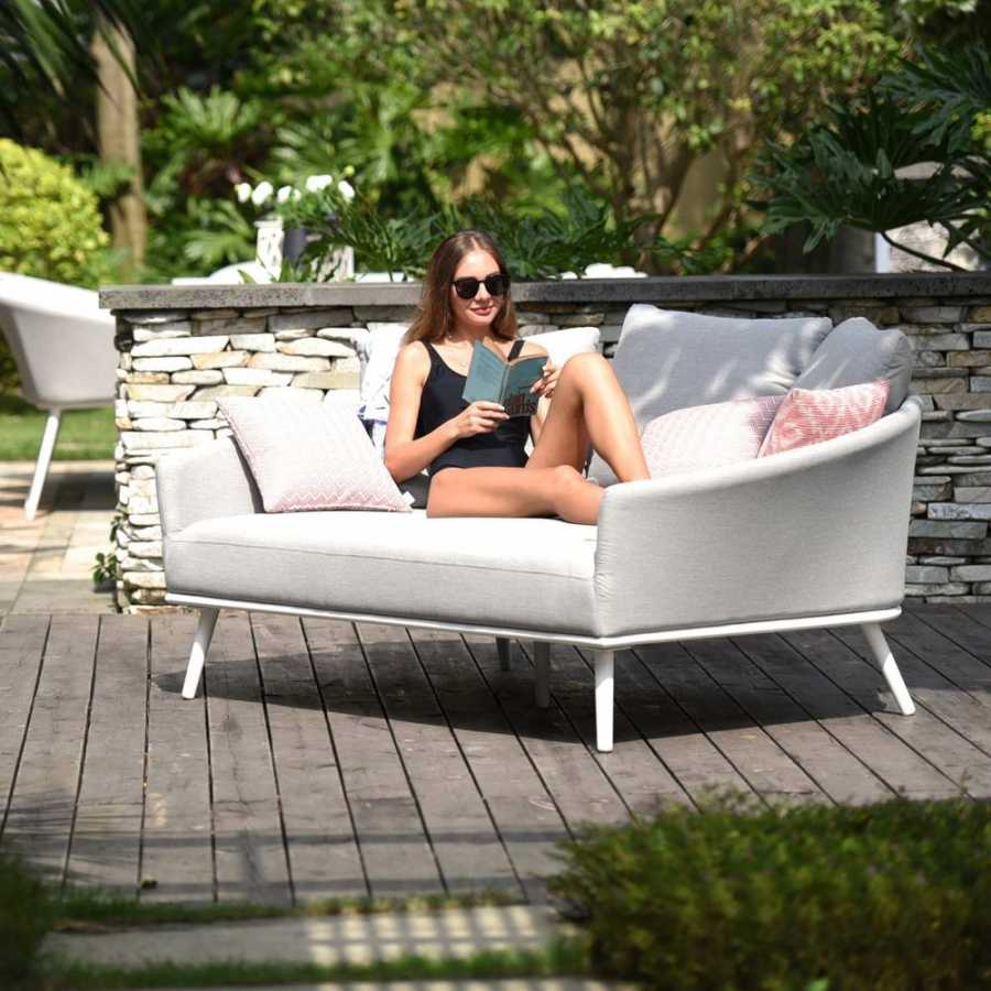 Maze Ark Outdoor Daybed - Lead Chine
