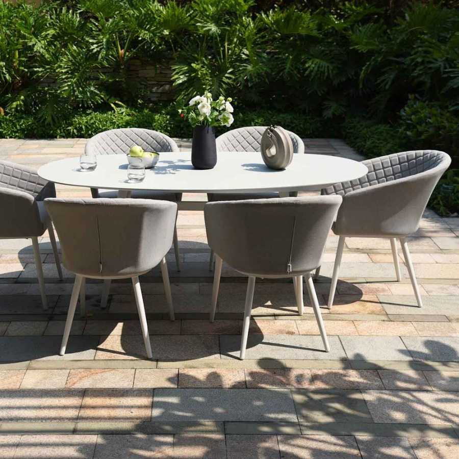 Maze Ambition 6 Seater Outdoor Dining Set - Lead Chine