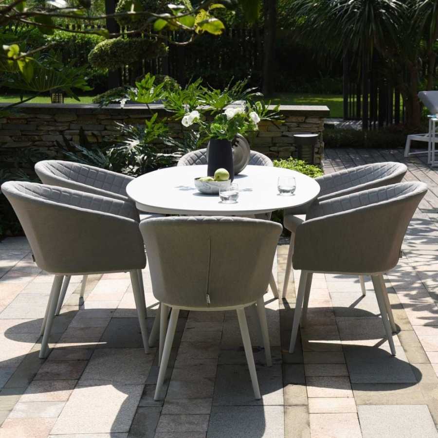 Maze Ambition 6 Seater Outdoor Dining Set - Lead Chine