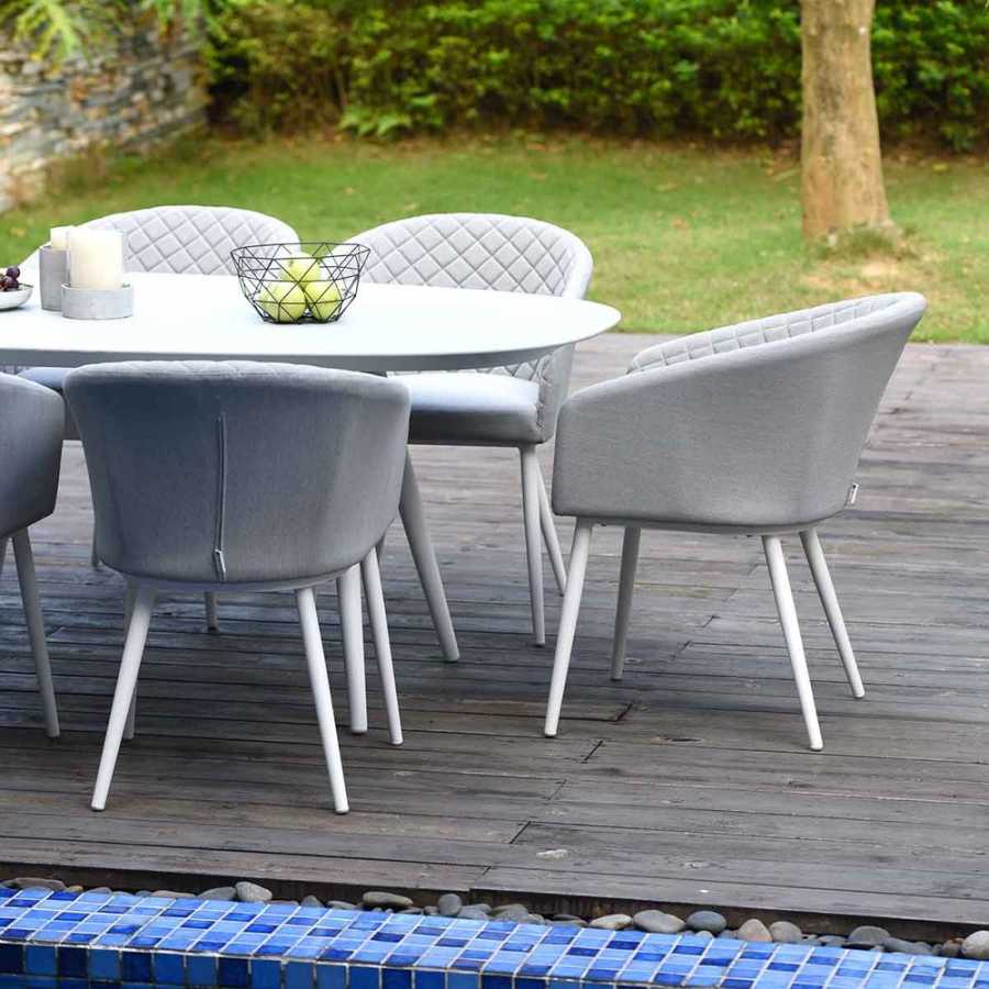 Maze Ambition 6 Seater Outdoor Dining Set - Lead Chine