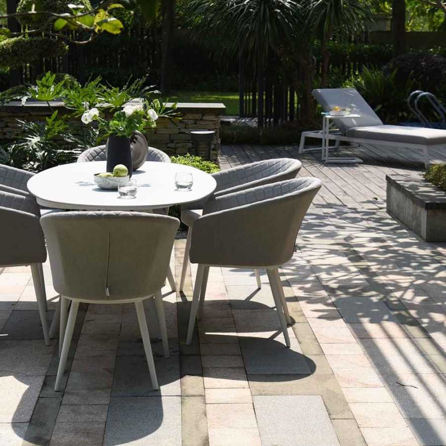 Maze Ambition 6 Seater Outdoor Dining Set - Lead Chine