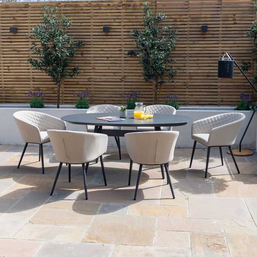 Maze Ambition 6 Seater Outdoor Dining Set - Oatmeal