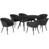 Maze Ambition 6 Seater Outdoor Dining Set - Charcoal