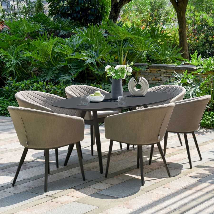 Maze Ambition 6 Seater Outdoor Dining Set - Taupe