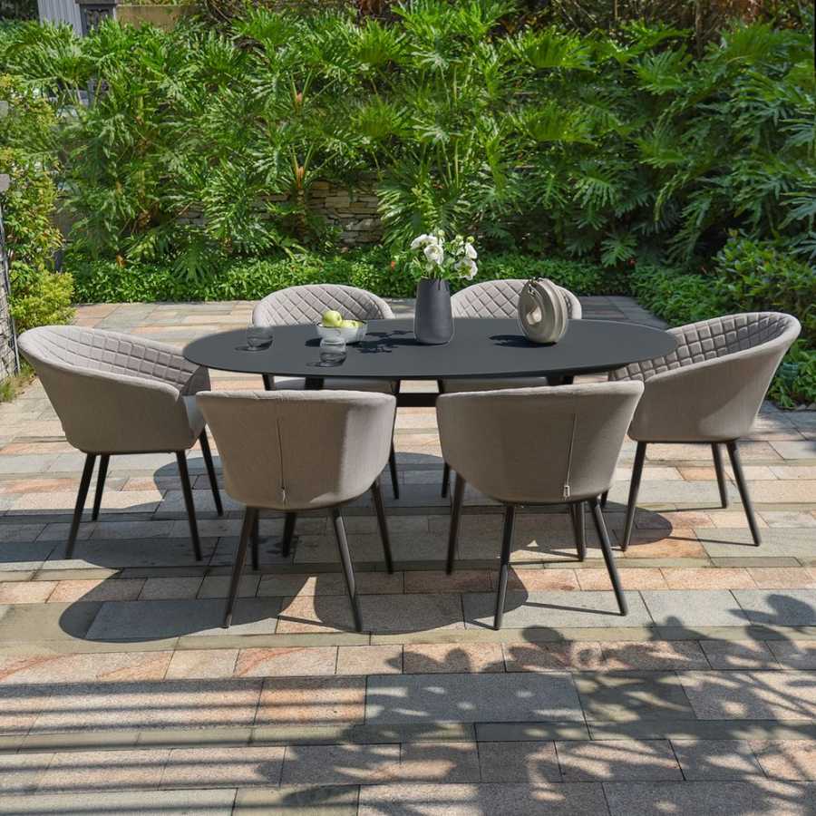 Maze Ambition 6 Seater Outdoor Dining Set - Taupe