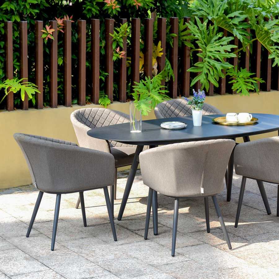 Maze Ambition 6 Seater Outdoor Dining Set - Taupe