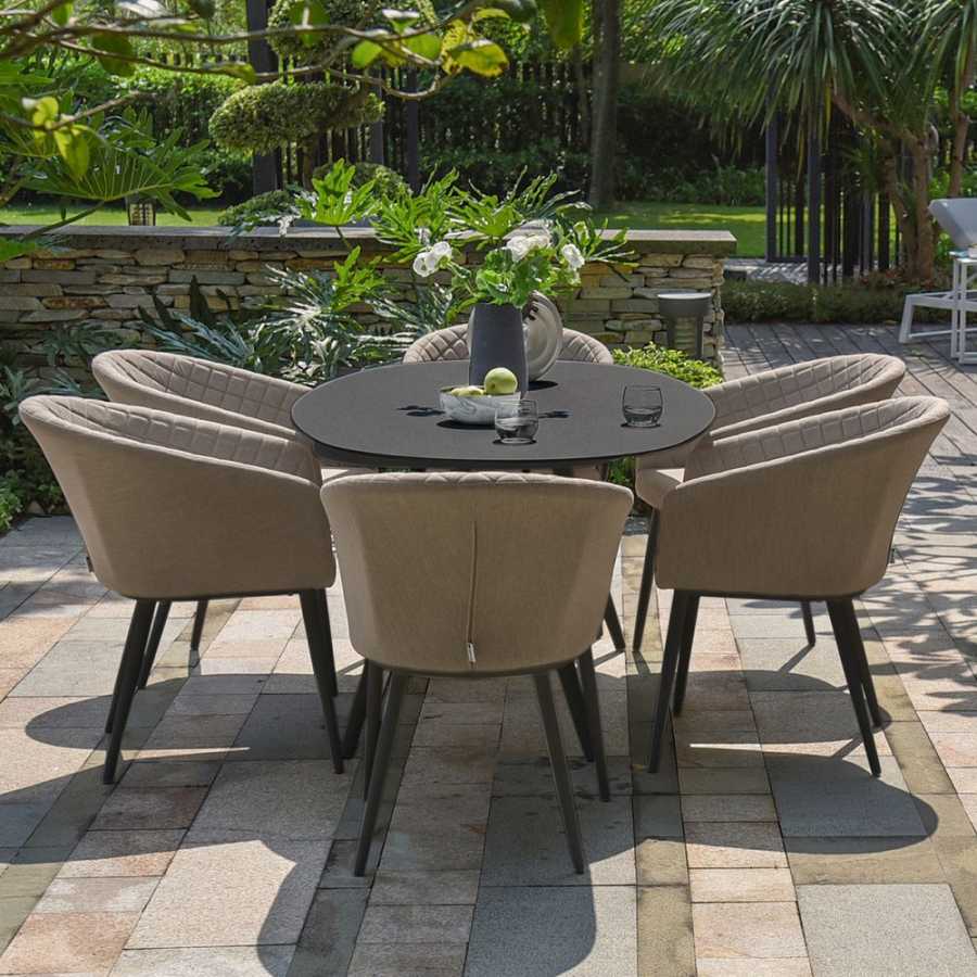 Maze Ambition 6 Seater Outdoor Dining Set - Taupe