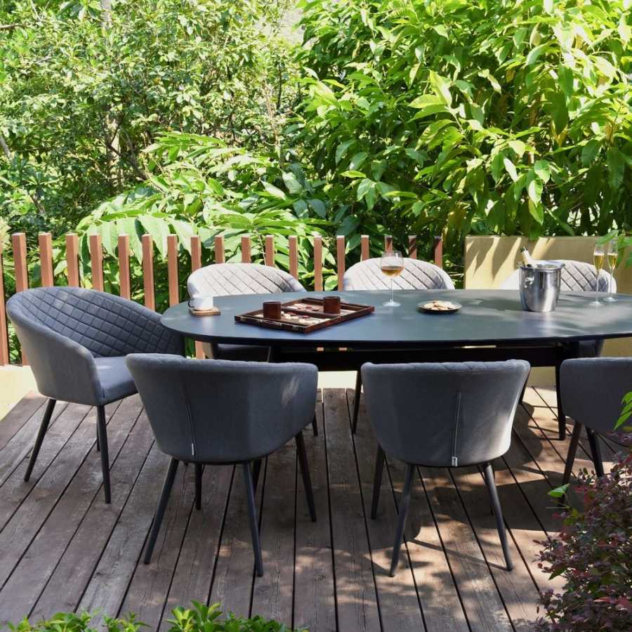 Maze Ambition 8 Seater Outdoor Dining Set - Flanelle