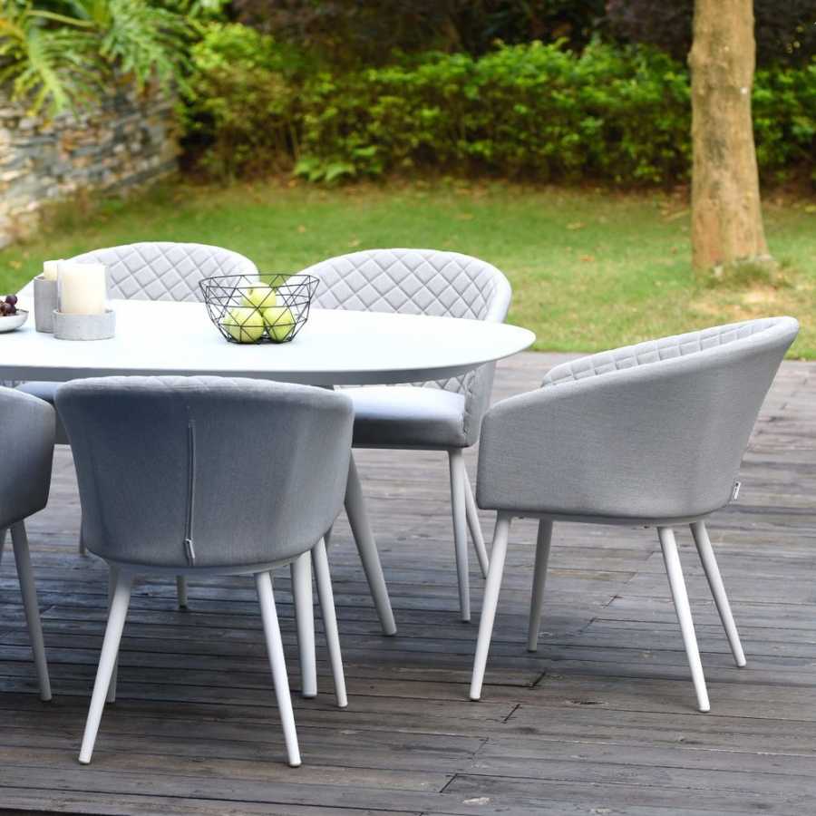 Maze Ambition 8 Seater Outdoor Dining Set - Lead Chine