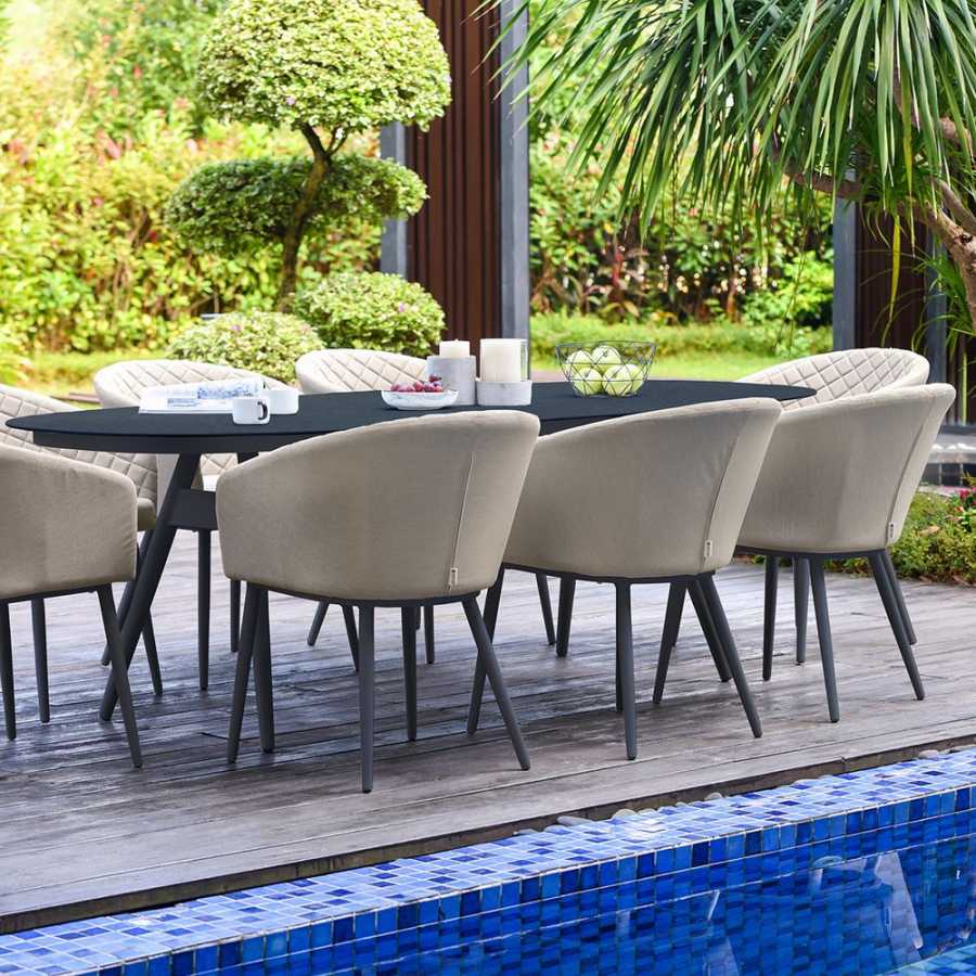 Maze Ambition 8 Seater Outdoor Dining Set - Oatmeal
