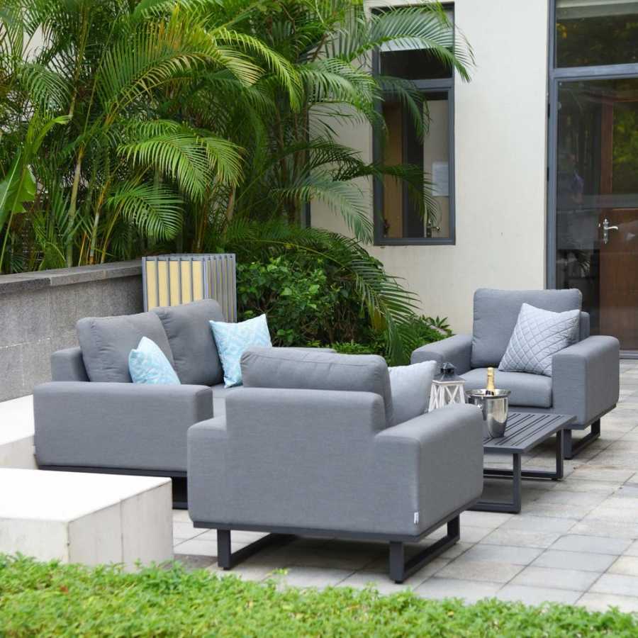 Maze Ethos 4 Seater Outdoor Sofa Set - Flanelle